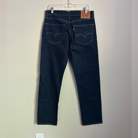 Levis 505 Regular Dark Wash Jeans Size 32x32 - Picture 7 of 9